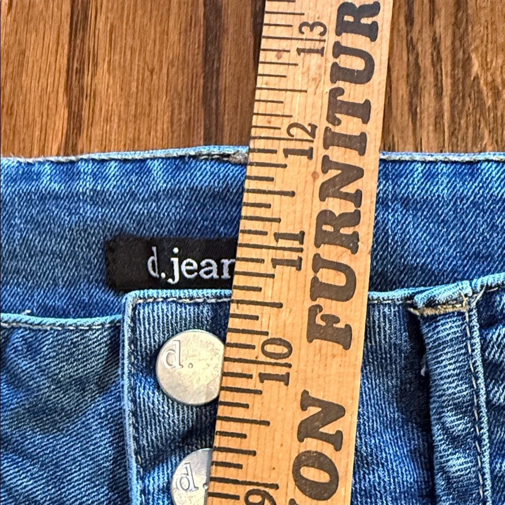 D.Jeans Wide Leg Jeans Size 6 High Rise Y2K Utility Denim - Picture 9 of 10